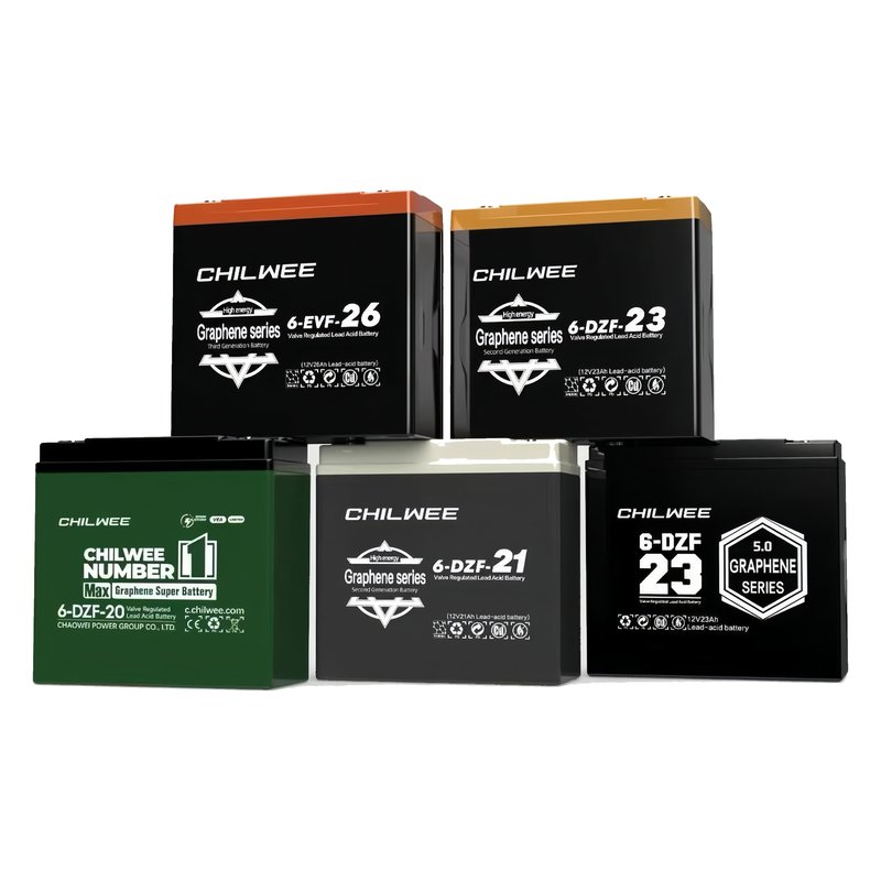 Chilwee 6-DZF-20 series graphene batteries: 6-DZF-20, 6-DZF-21, 6-DZF-23 and 6-EVF-26 12V lead-acid batteries