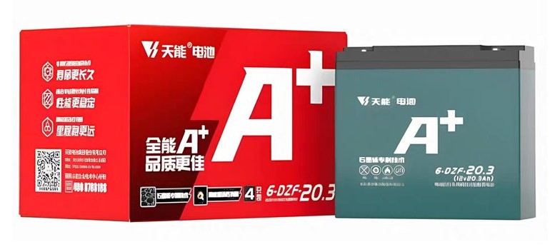 Tianneng A+ 6-DZF-20.3 12V 20.3Ah battery with retail box